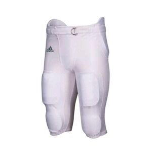 Adidas Football Pants Climalite 690PA  Integrated Pads Mens Sz Small  White